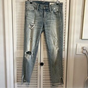 Treasure & Bond Distressed Ankle Jeans